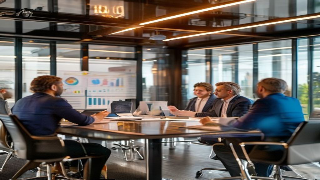 Strategic consulting meeting